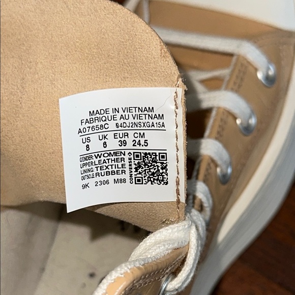 Converse Chuck Taylor All Star Modern Lift Platform High 'Crocodile' - Picture 8 of 8